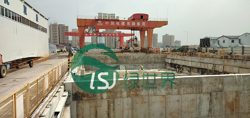 地鐵盾構泥漿施工現(xiàn)場圖